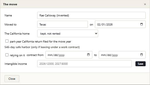 Decamp with its example records in it