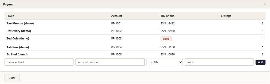 Rectify with its example records in it
