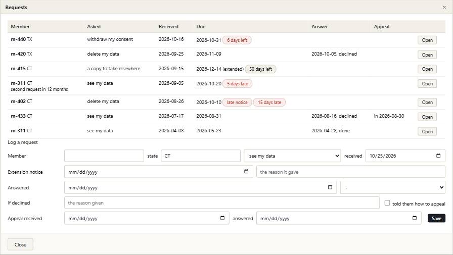 Rejoinder with its example records in it