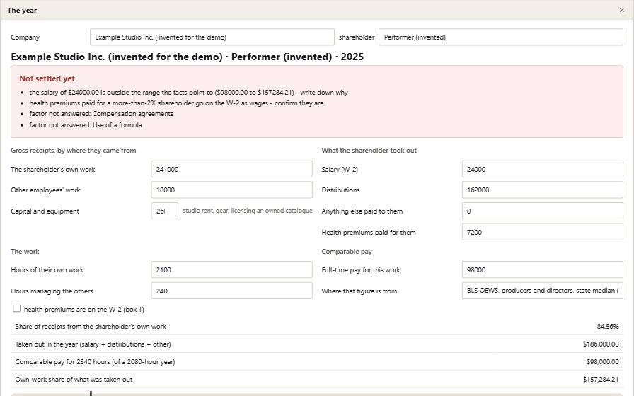 Stipend with its example records in it